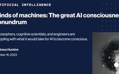 Minds of machines: The great AI consciousness conundrum